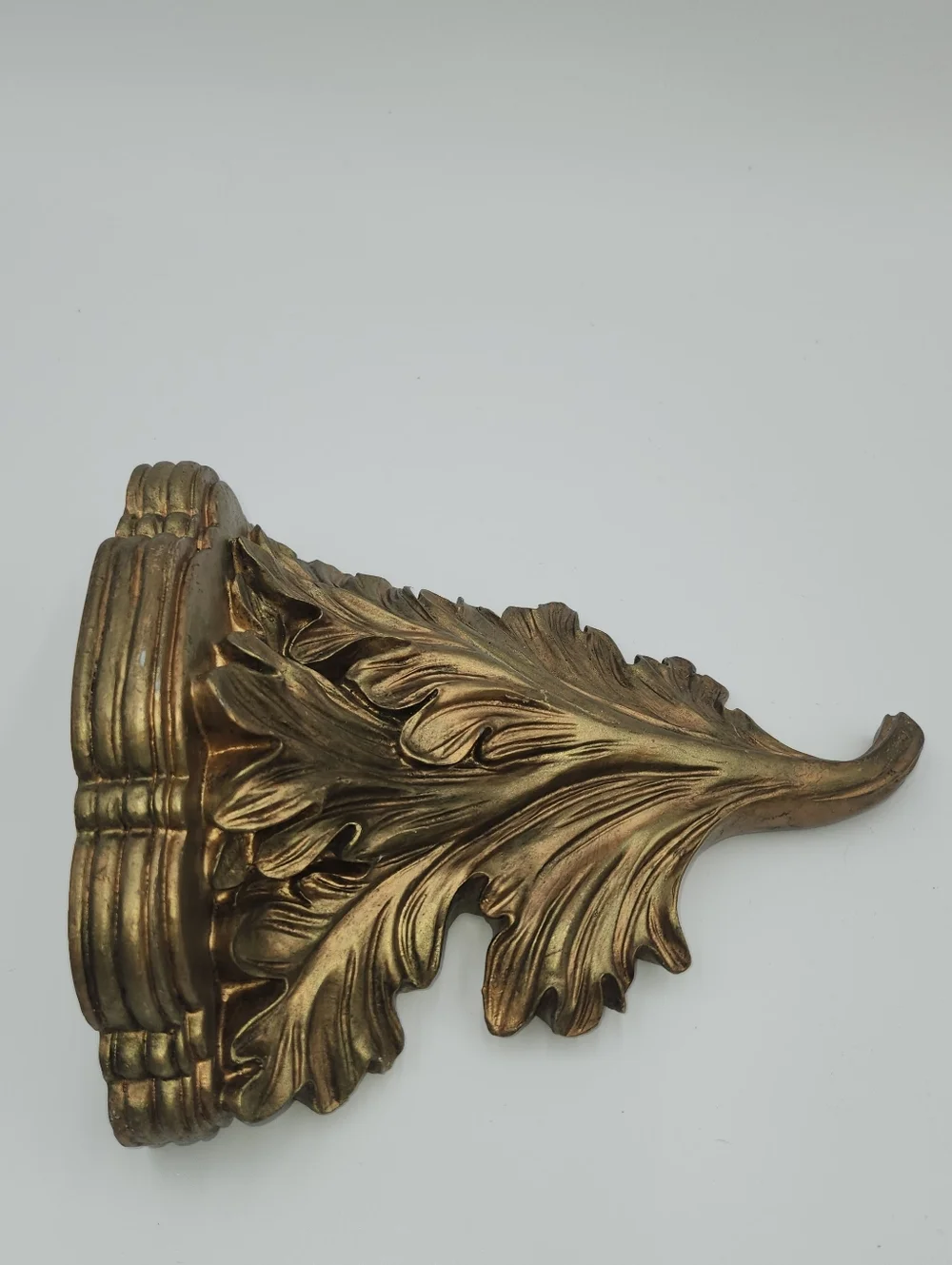 vintage Gilt Gold Wall Shelf corbel gilded 7.5